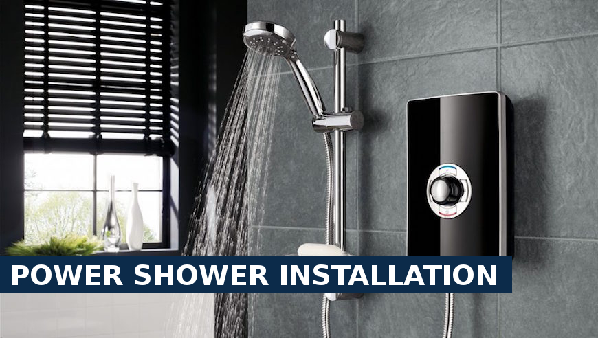 Power shower installation Bromley